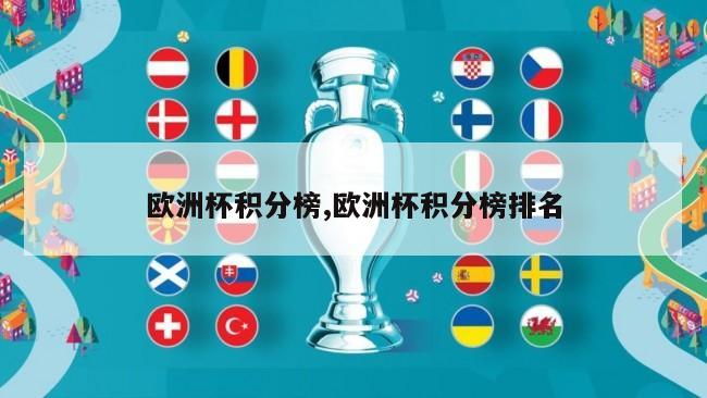 欧洲杯积分榜,欧洲杯积分榜排名
